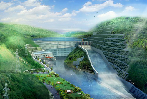 峪泉镇老挝南塔河1号水电站项目